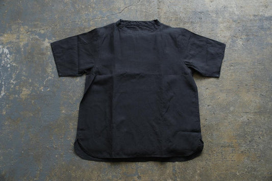 MITTAN / 大麻プルオーバー 高密度 墨黒 SH-134 / unisex