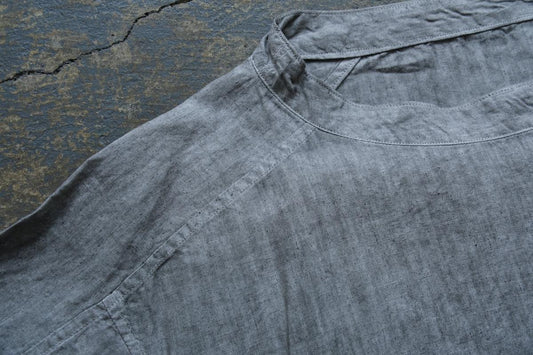 MITTAN / 大麻プルオーバー 高密度 松煙 SH-134B / unisex