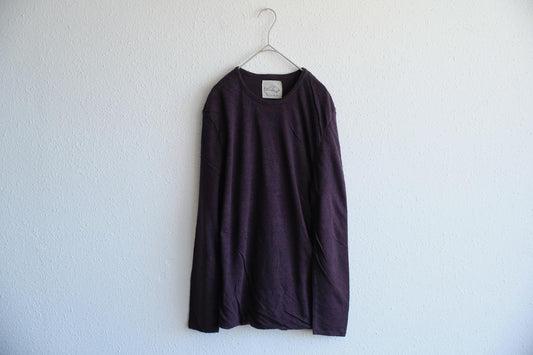 リネンニット 長袖二重プルオーバー|メンズ|ミュール