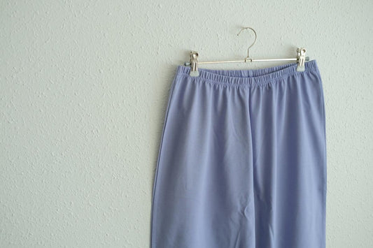 yohaku ドバイパンツ|きれいめ天竺素材 ライトパープル|unisex freesize