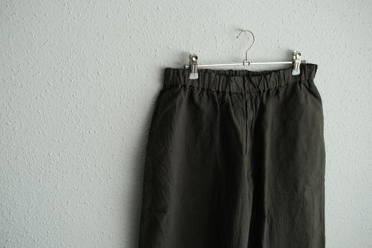 MITTAN / 大麻ワイドパンツ 高密度 蓬(濃) PT-111DC / unisex