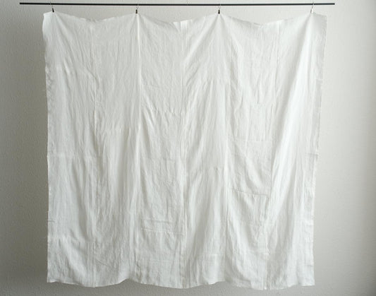 端切れパッチワーク / リネン・白 / 2サイズ