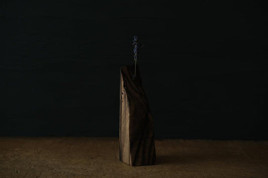 端材オブジェ|黒柿(E)