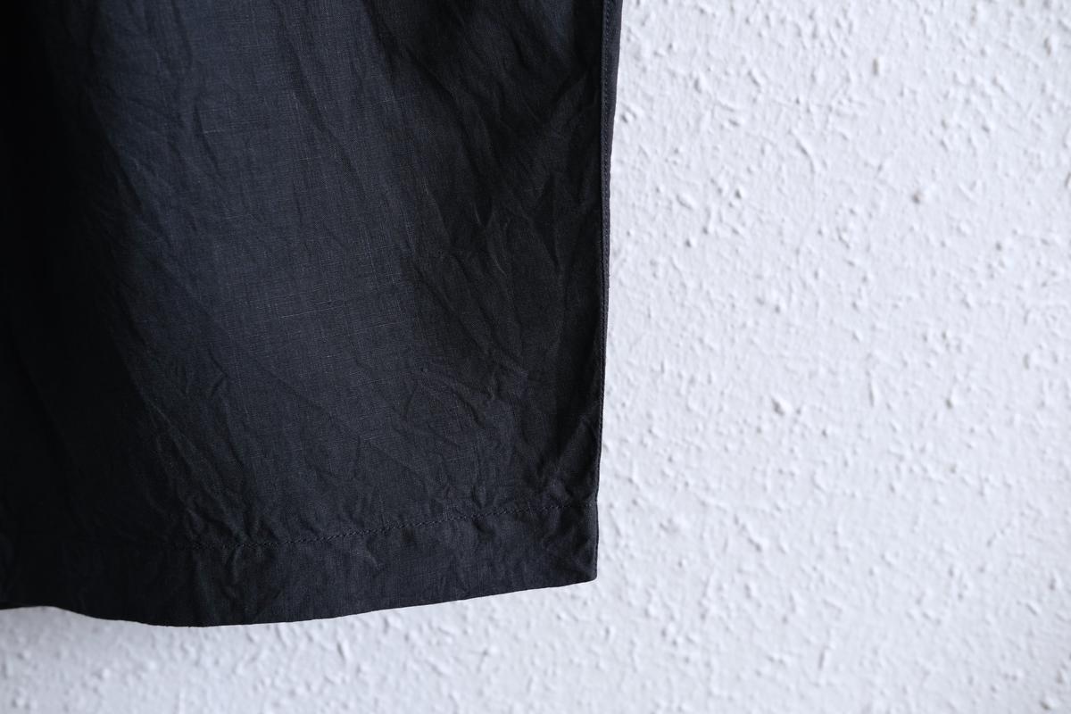 MITTAN / 大麻パンツ 高密度 墨黒 PT-117 / unisex