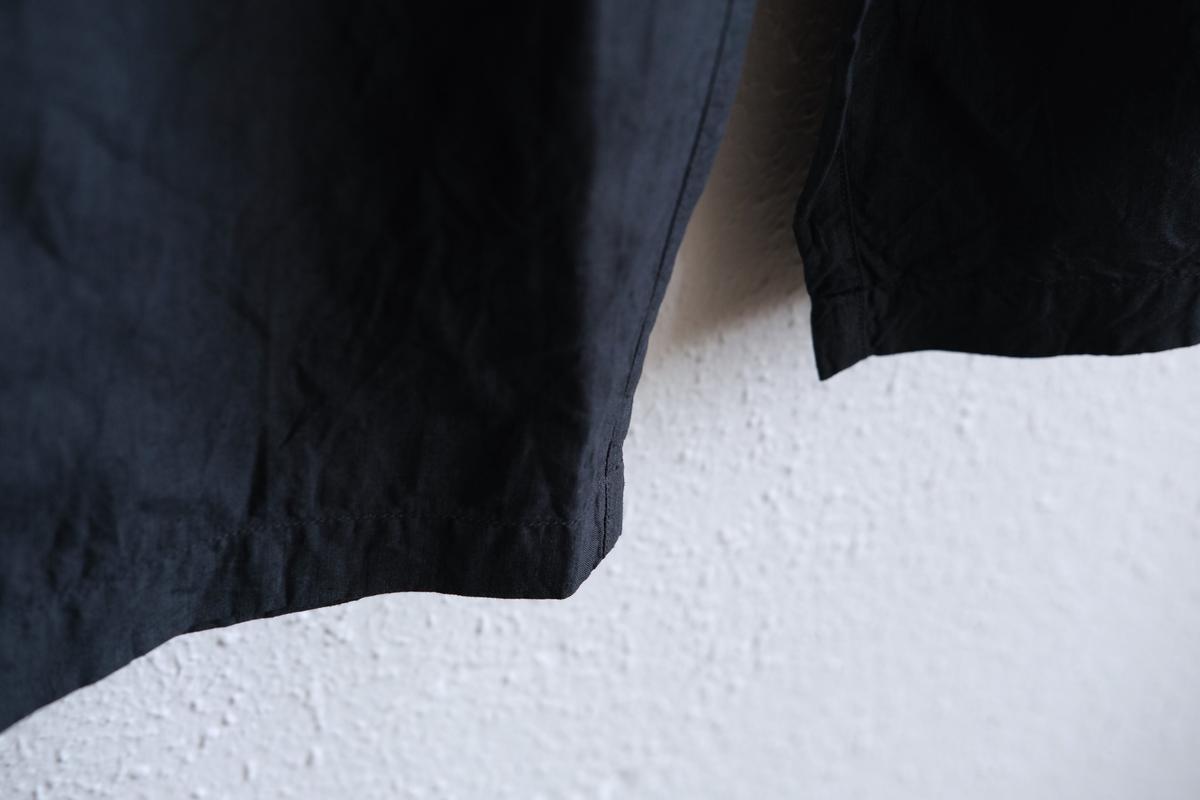 MITTAN / 大麻パンツ 高密度 墨黒 PT-117 / unisex