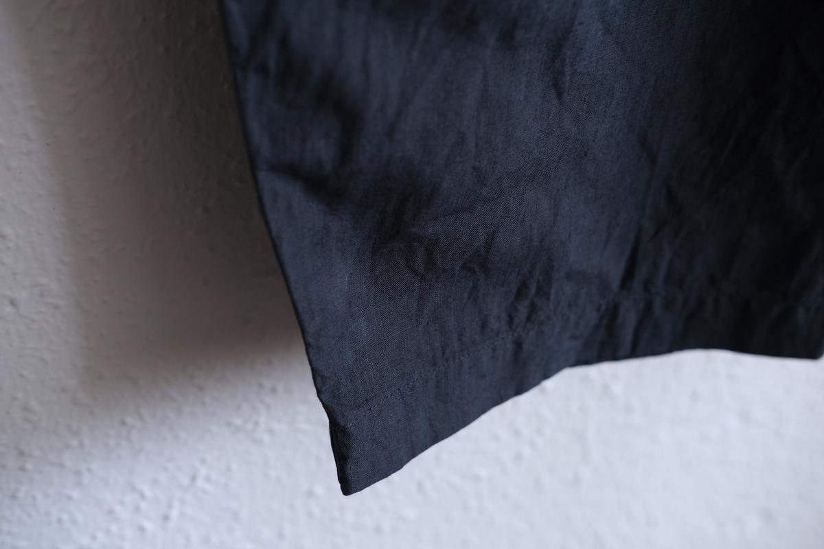 MITTAN / 大麻パンツ 高密度 墨黒 PT-117 / unisex