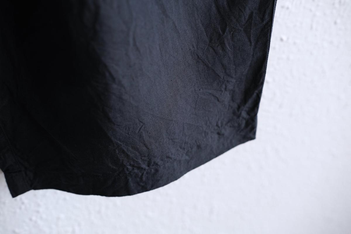 MITTAN / 大麻パンツ 高密度 墨黒 PT-117 / unisex