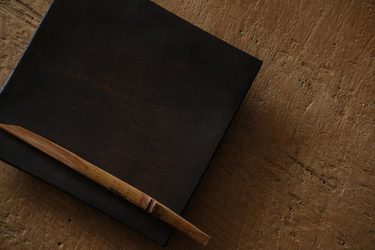 徒爾 角小皿4寸 サクラ・鉄媒染蜜蝋