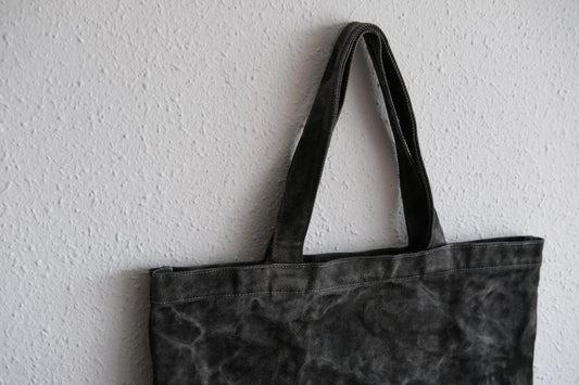 濾過布墨染めトートバッグ A