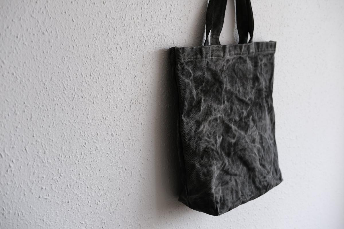 濾過布墨染めトートバッグ A