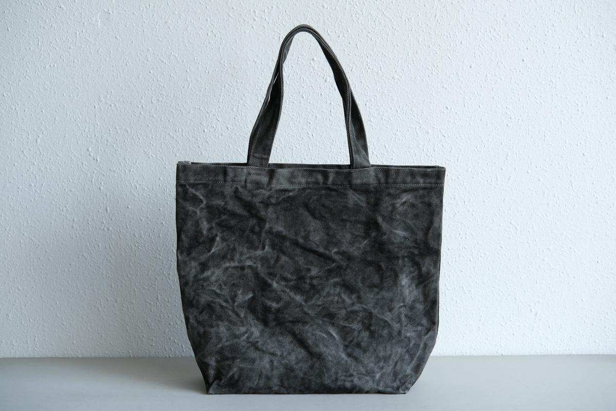 濾過布墨染めトートバッグ A
