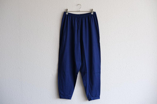 yohaku ドバイパンツ|ツヤツヤ天竺素材 ブルー|unisex freesize