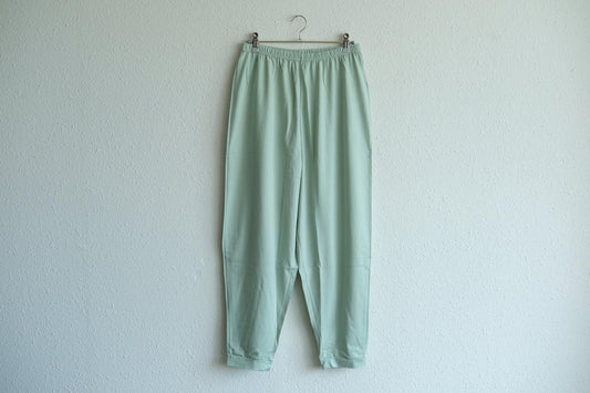 yohaku ドバイパンツ|ツヤツヤ天竺素材 ミント|unisex freesize