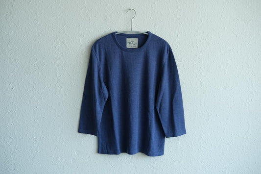 リネンニット 7分袖プルオーバー|レディース|クレマチス