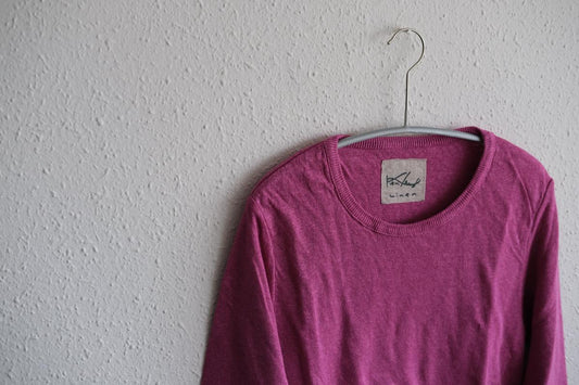 リネンニット 長袖二重プルオーバー｜レディース｜コスモス