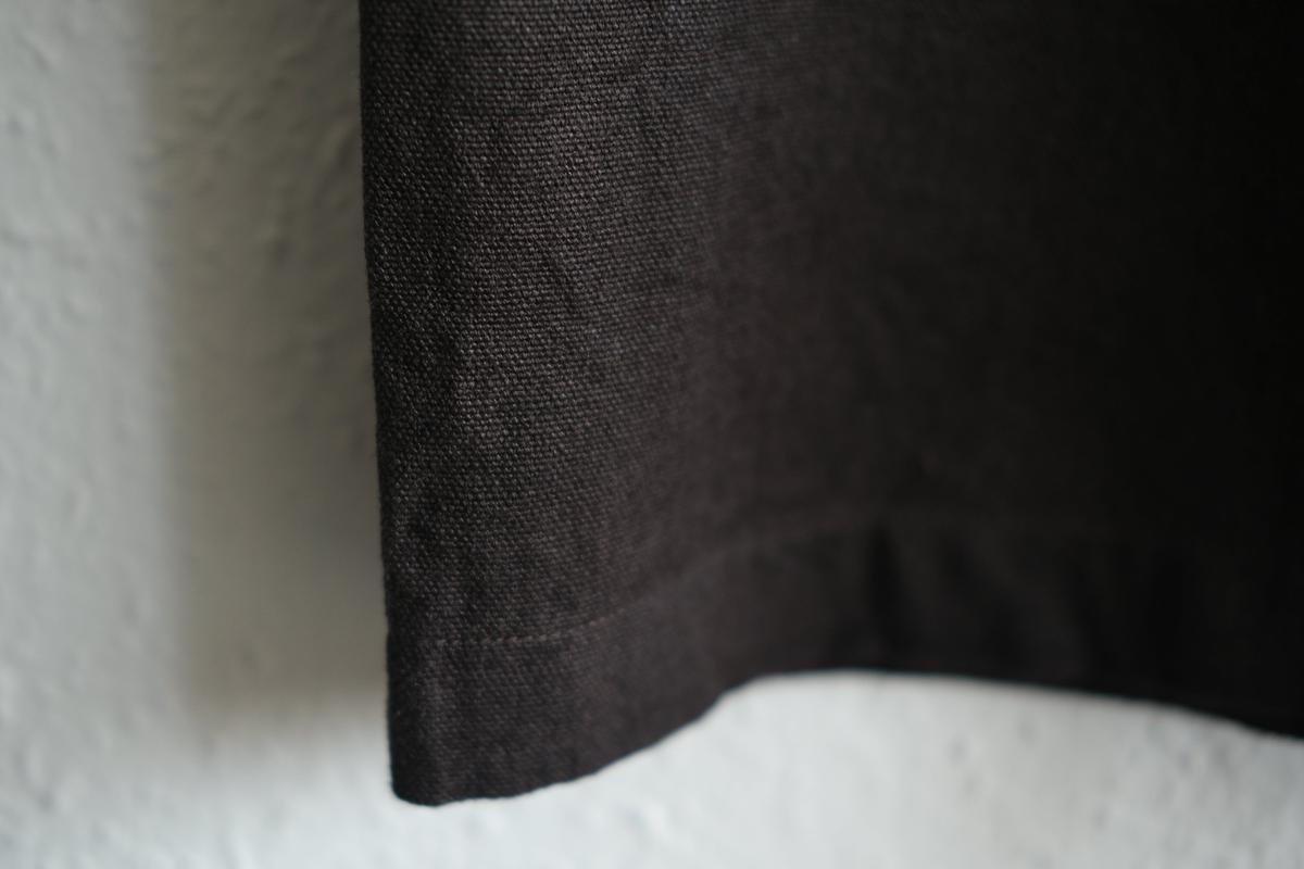 MITTAN / 亜麻苧麻ワイドパンツ こげ茶 PT-92 / unisex