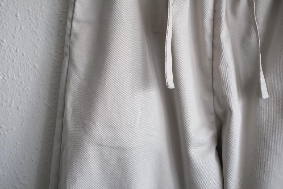 きるもの｜もんぺパンツ｜コットンツイル｜ライトグレー｜unisex freesize