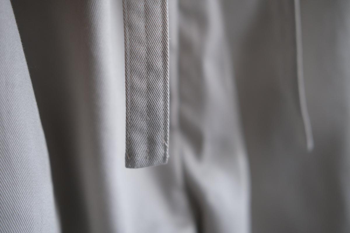 きるもの｜もんぺパンツ｜コットンツイル｜ライトグレー｜unisex freesize