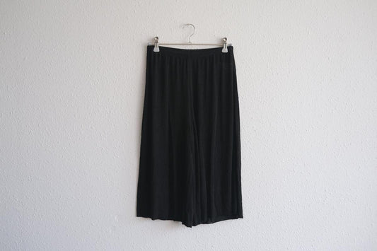 リネンキュプラアンダーウェアパンツ ミドル丈|ブラック|unisex 2 size