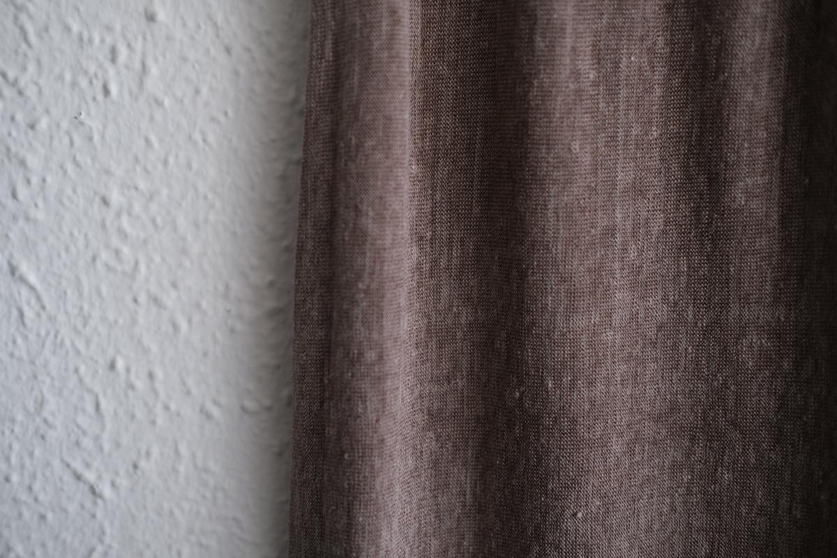 リネンキュプラアンダーウェアパンツ ミドル丈｜スモークグレー｜unisex 2 size