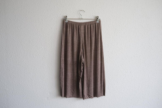 リネンキュプラアンダーウェアパンツ ミドル丈｜スモークグレー｜unisex 2 size
