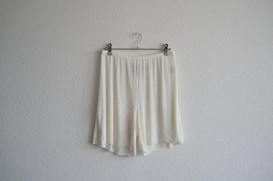 リネンキュプラアンダーウェアパンツ ショート丈|オフホワイト|unisex 2 size