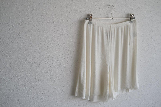 リネンキュプラアンダーウェアパンツ ショート丈|オフホワイト|unisex 2 size