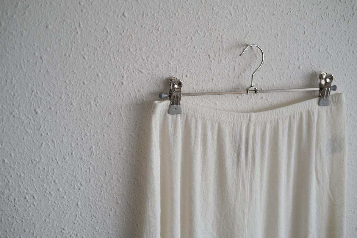 リネンキュプラアンダーウェアパンツ ショート丈｜オフホワイト｜unisex 2 size