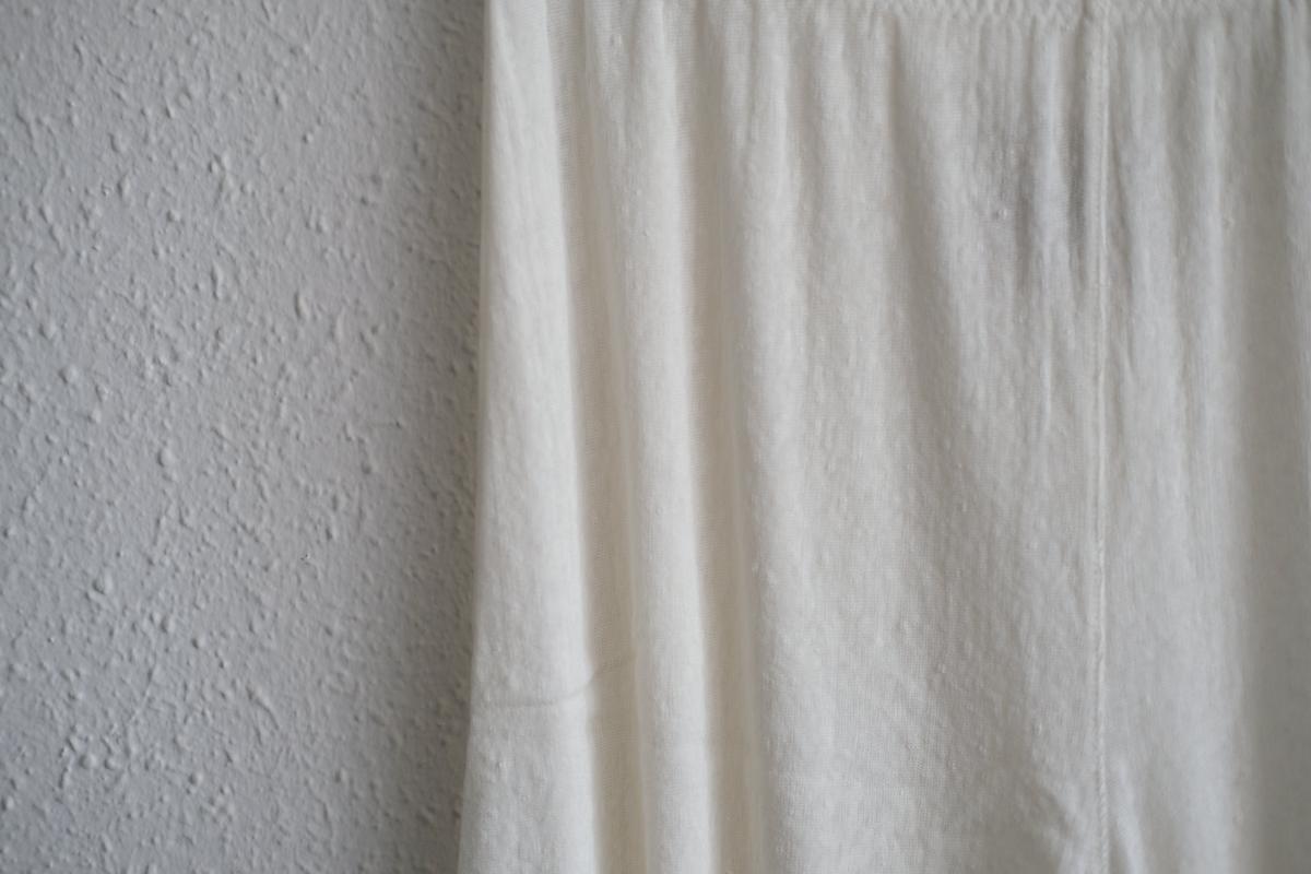 リネンキュプラアンダーウェアパンツ ショート丈｜オフホワイト｜unisex 2 size