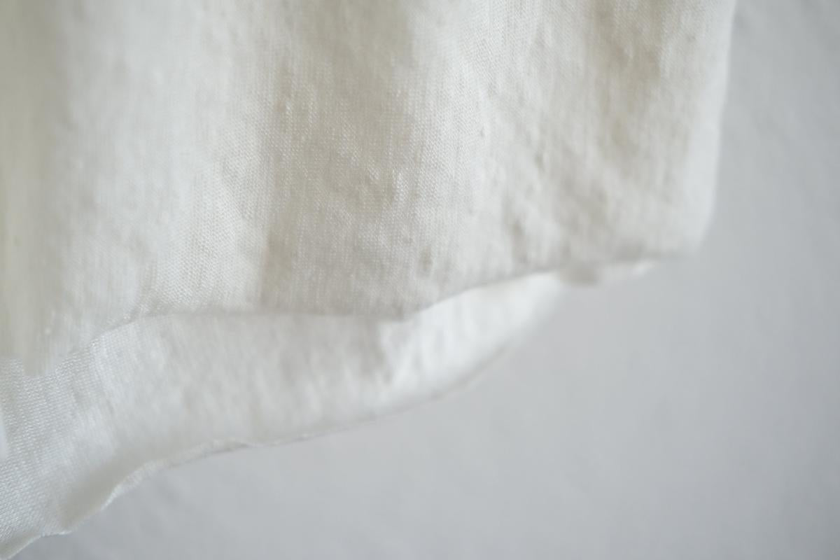 リネンキュプラアンダーウェアパンツ ショート丈｜オフホワイト｜unisex 2 size