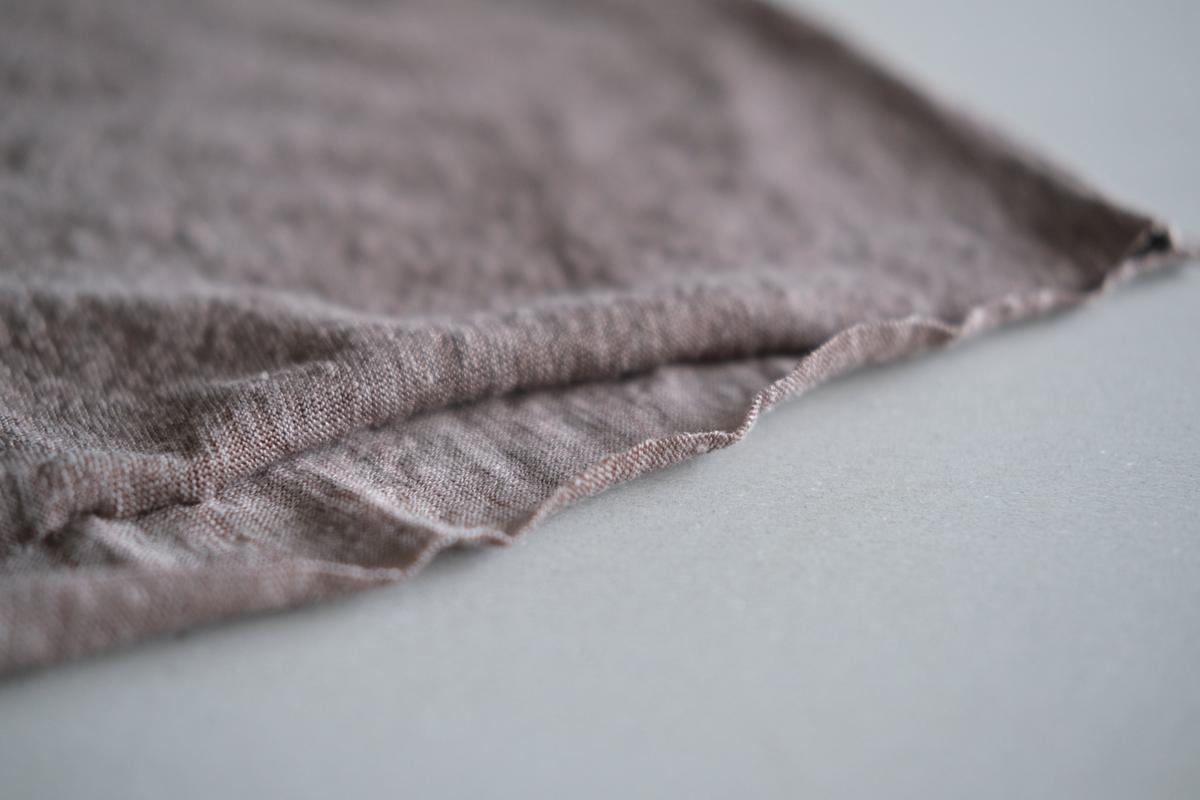 リネンキュプラアンダーウェアパンツ ショート丈｜スモークグレー｜unisex 2 size