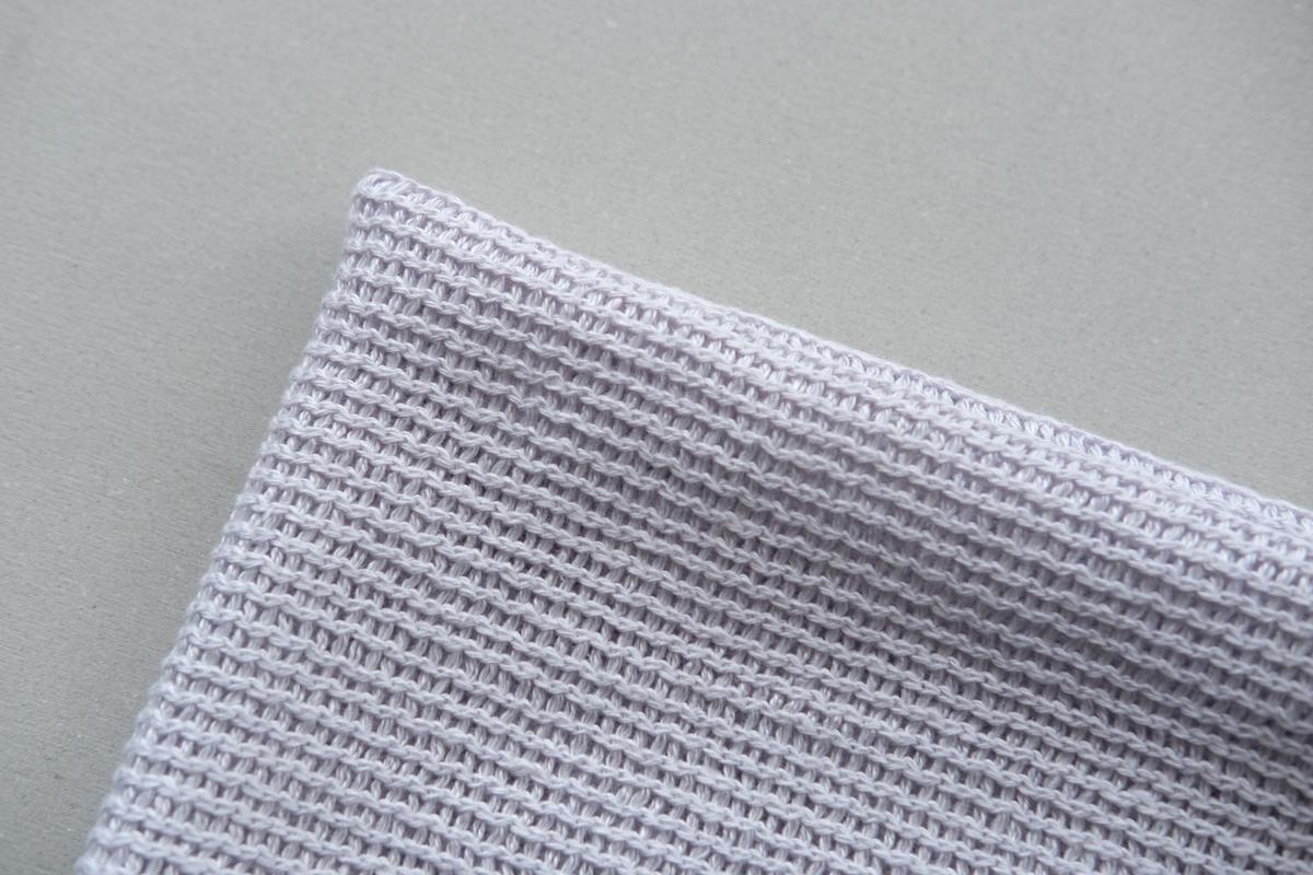 リネンニット メッシュタオル｜パープル