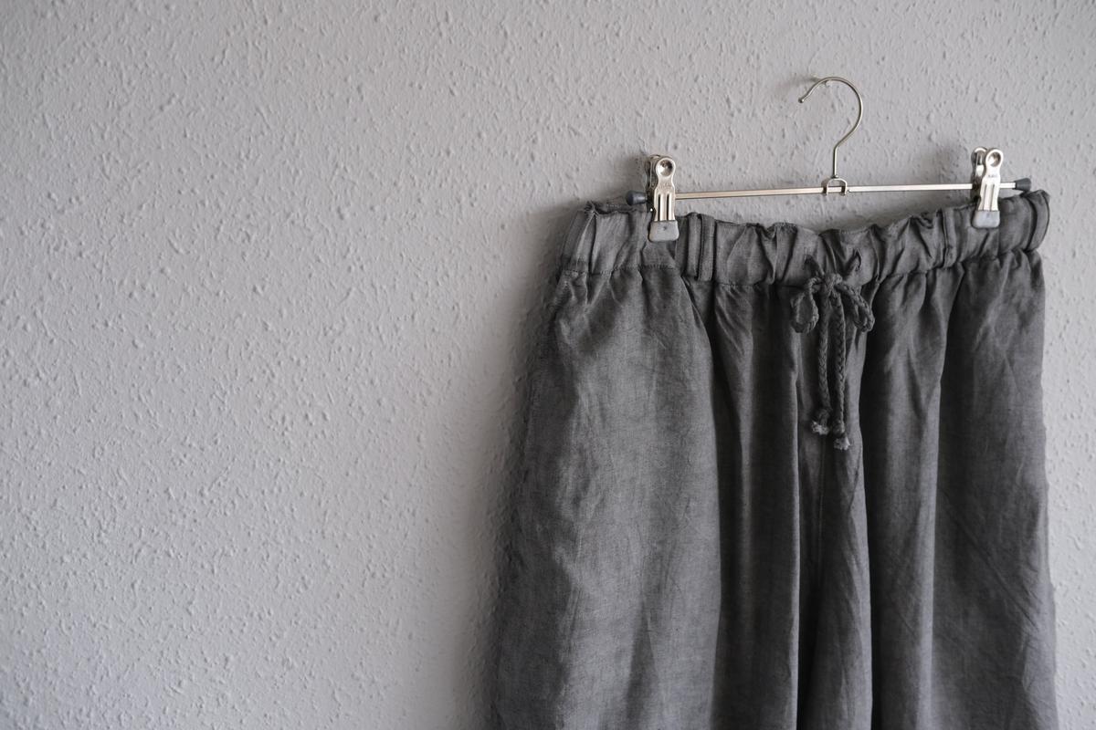 MITTAN / 大麻パンツ 松煙 PT-116B / unisex