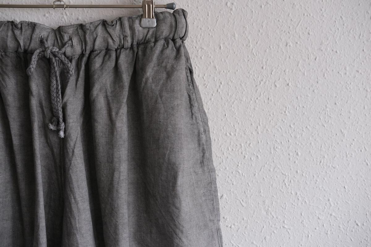 MITTAN / 大麻パンツ 松煙 PT-116B / unisex