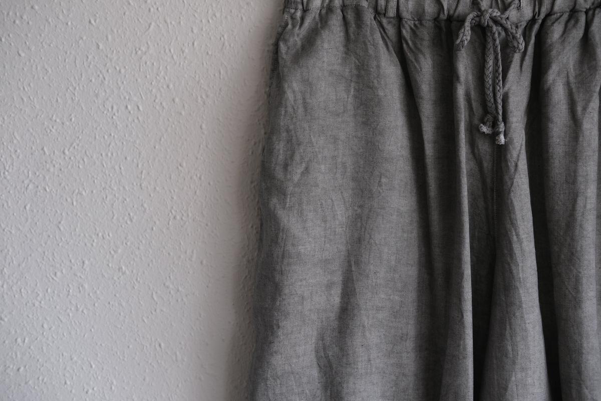 MITTAN / 大麻パンツ 松煙 PT-116B / unisex