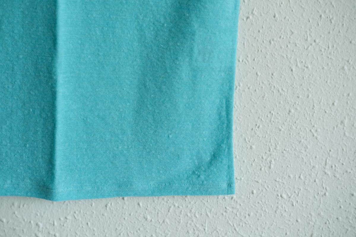 リネンコットンアンダーウェア ノースリーブ｜レディース｜アイスブルー