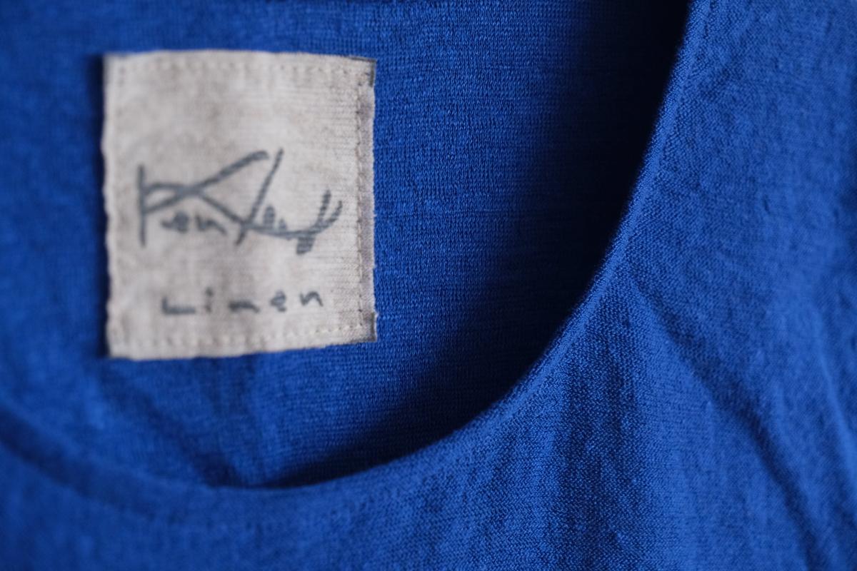 リネンコットンアンダーウェア ノースリーブ｜レディース｜ラピスラズリー