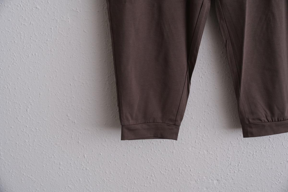 yohaku ドバイパンツ｜プレミアム天竺素材 カーキ｜unisex freesize