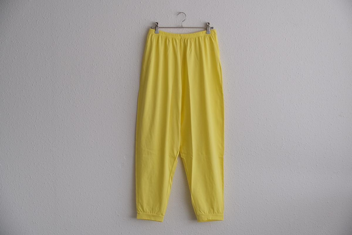 yohaku ドバイパンツ｜プレミアム天竺素材 イエロー｜unisex freesize