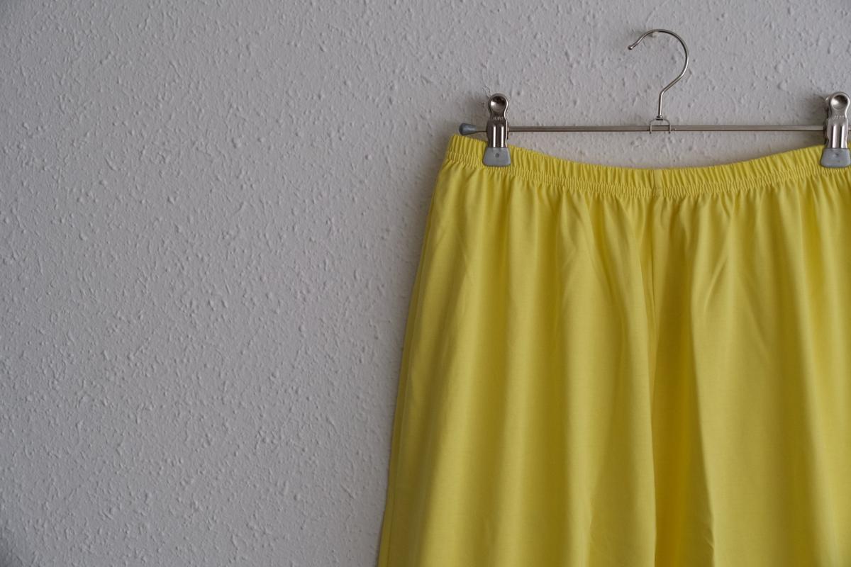 yohaku ドバイパンツ｜プレミアム天竺素材 イエロー｜unisex freesize