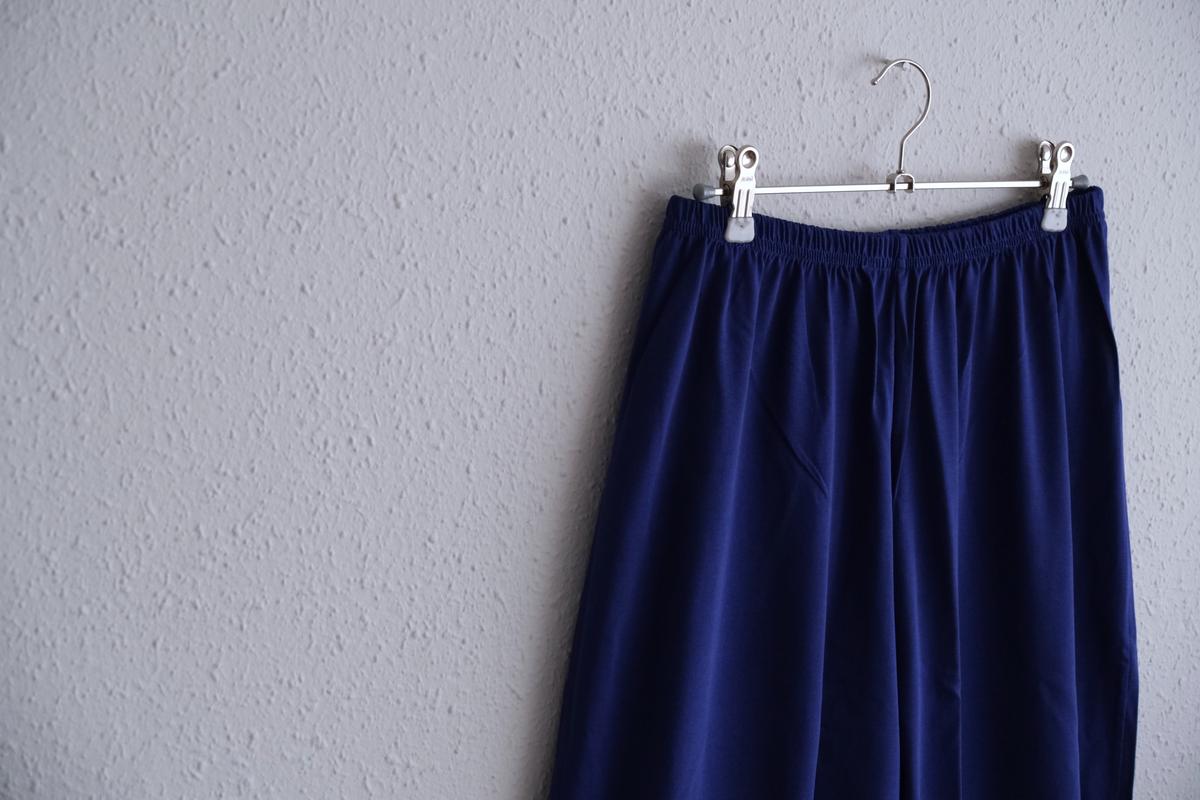 yohaku ドバイパンツ｜プレミアム天竺素材 ブルー｜unisex freesize