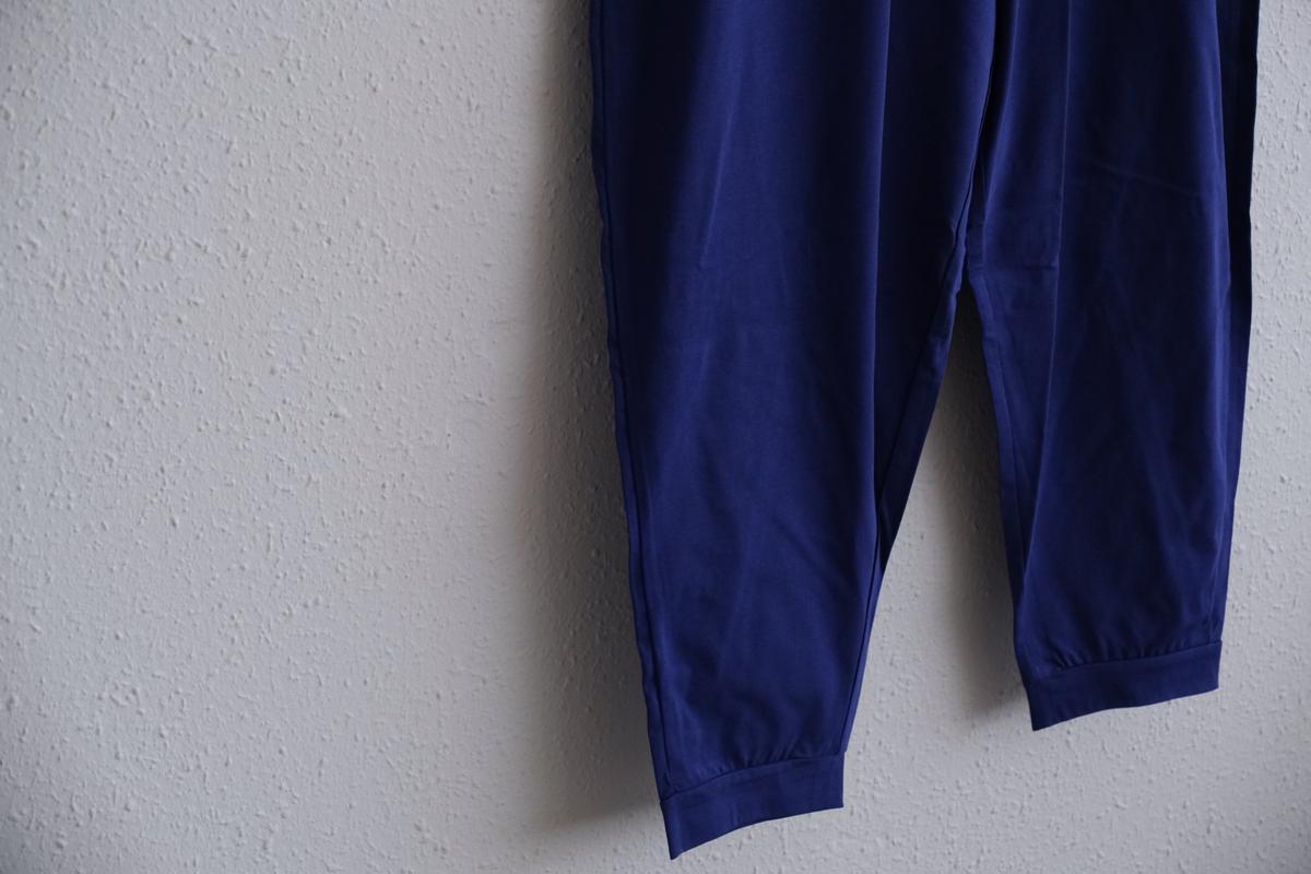 yohaku ドバイパンツ｜プレミアム天竺素材 ブルー｜unisex freesize