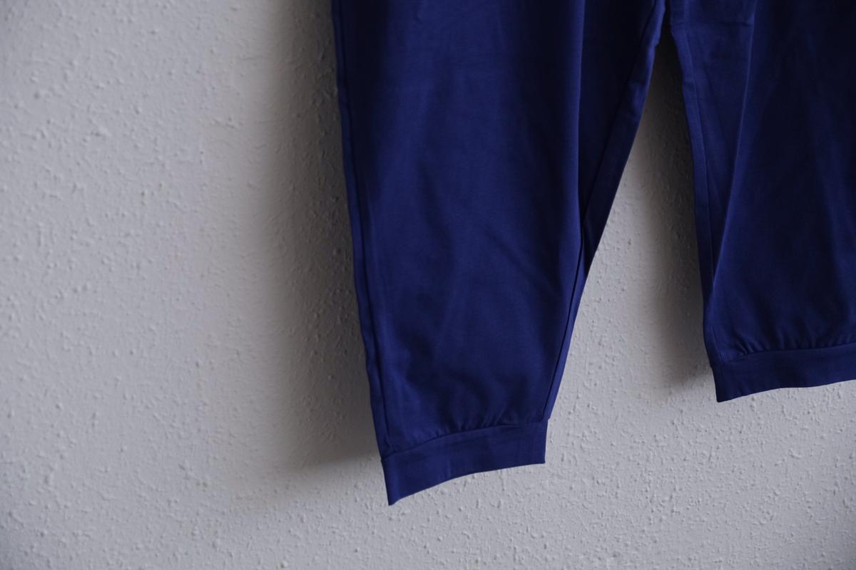 yohaku ドバイパンツ｜プレミアム天竺素材 ブルー｜unisex freesize