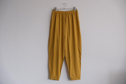 yohaku ドバイパンツ｜プレミアム天竺素材 マスタード｜unisex freesize