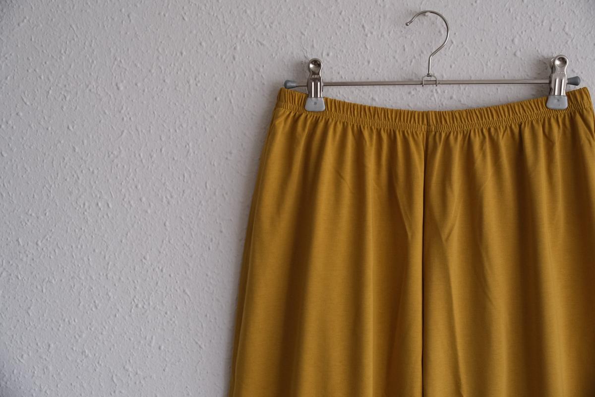 yohaku ドバイパンツ｜プレミアム天竺素材 マスタード｜unisex freesize