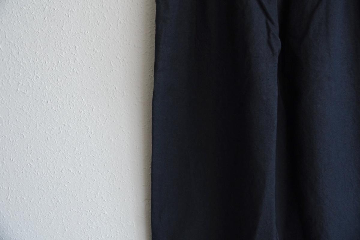 MITTAN / 亜麻苧麻ワイドパンツ 濃紺 PT-92 / unisex