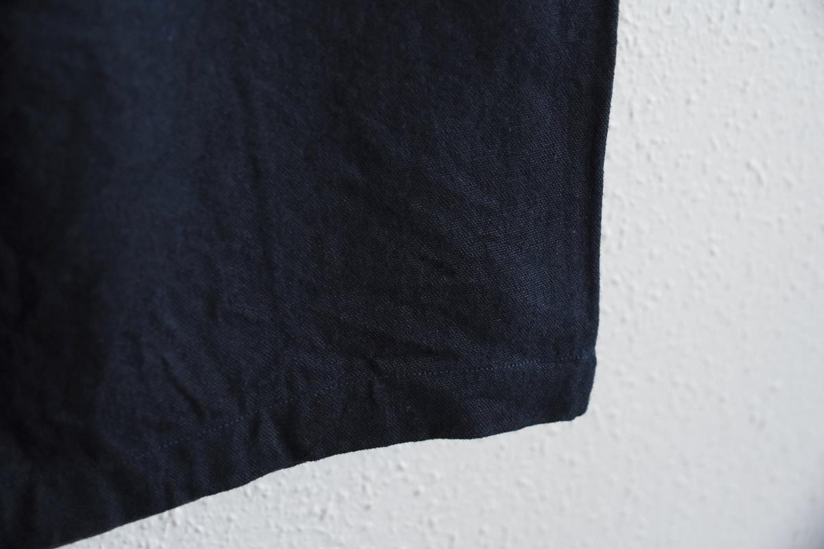 MITTAN / 亜麻苧麻ワイドパンツ 濃紺 PT-92 / unisex