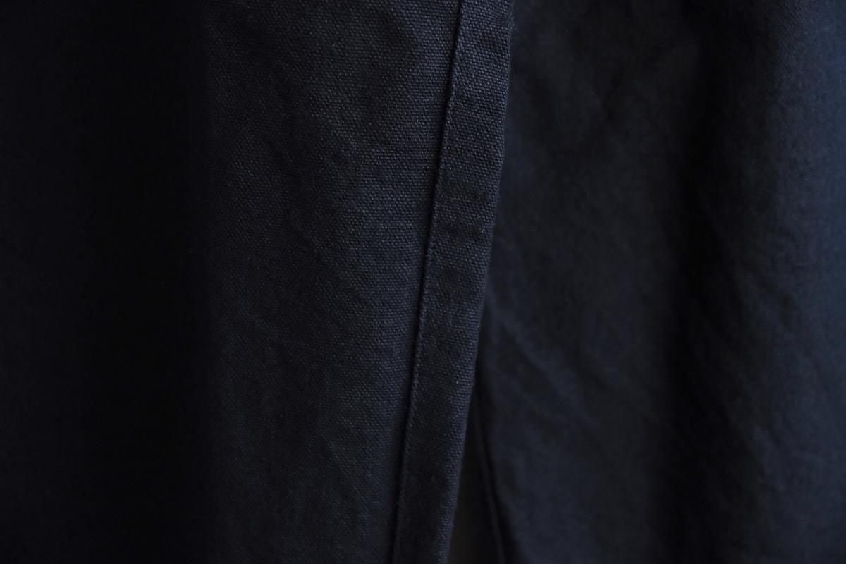MITTAN / 亜麻苧麻ワイドパンツ 濃紺 PT-92 / unisex