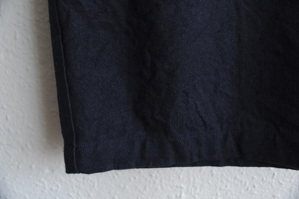 MITTAN / 亜麻苧麻ワイドパンツ 濃紺 PT-92 / unisex