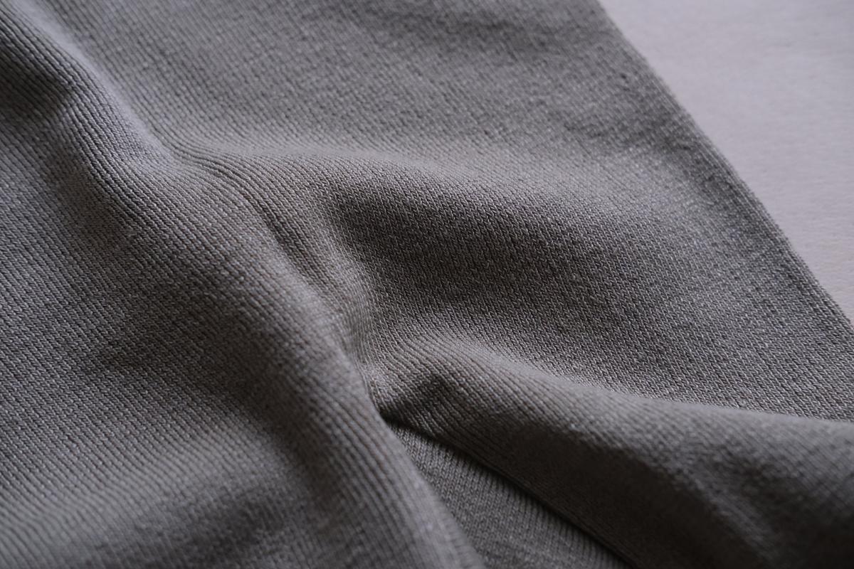 リネンニットレギンス マチ付き｜グレー｜2 size